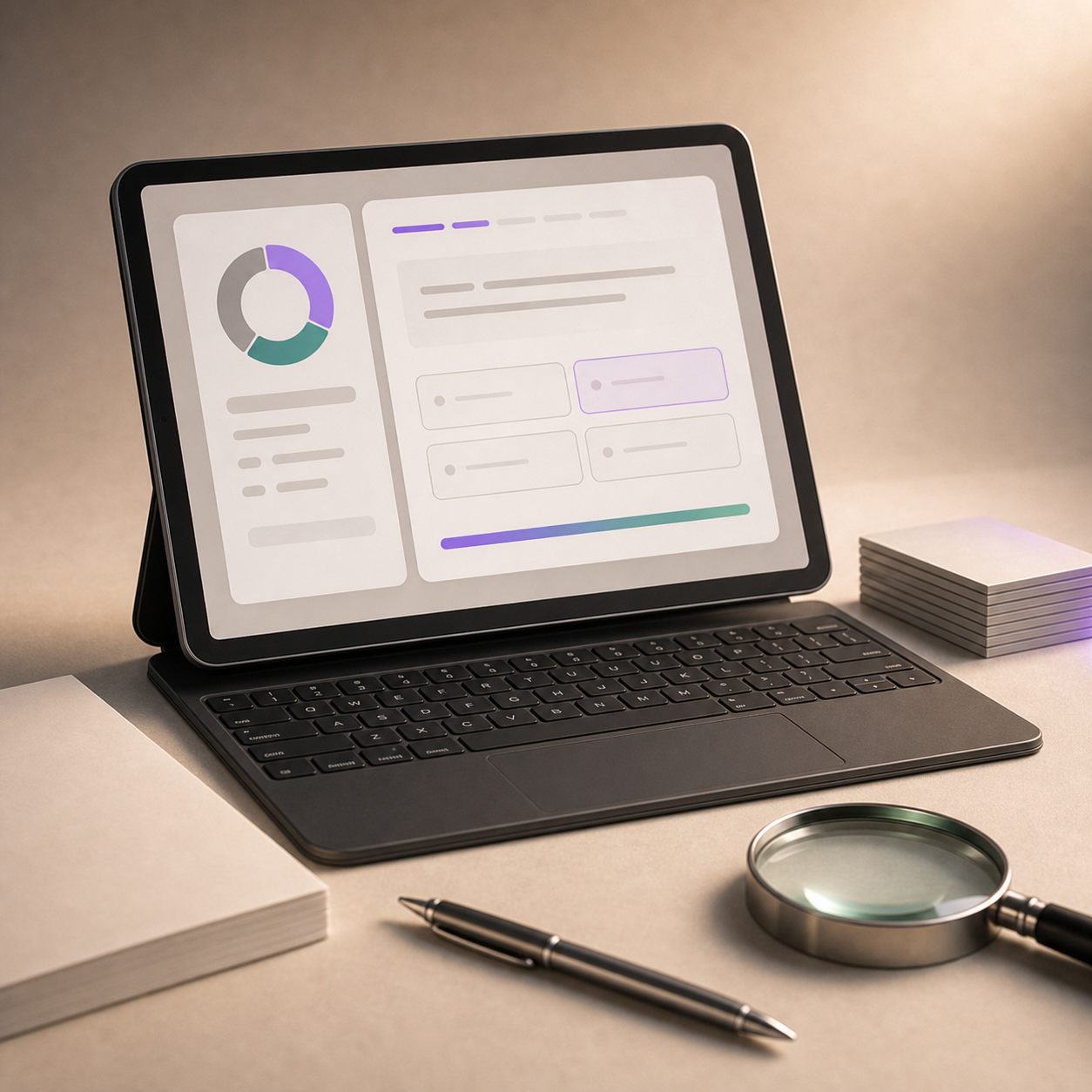 English testing dashboard